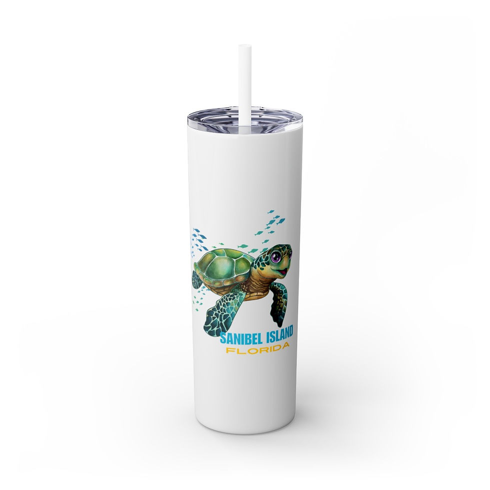 Thumbnail: SEA TURTLE SANIBEL ISLAND FLORIDA CHILD'S TUMBLER 20 OZ.