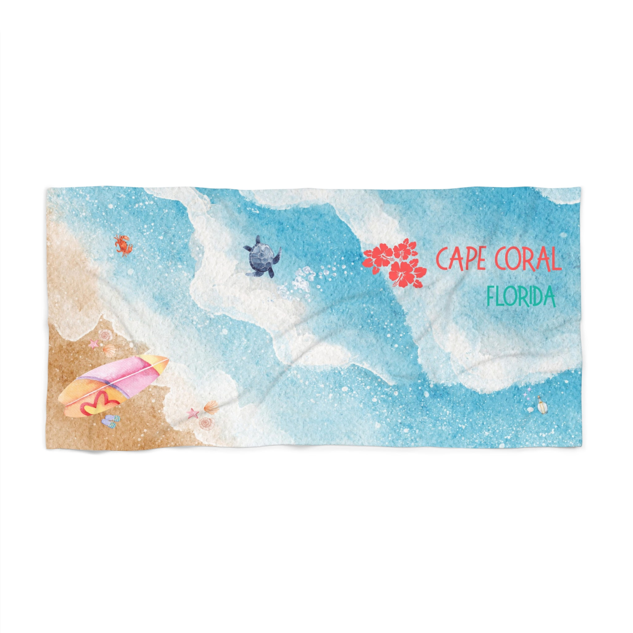 CAPE CORAL Florida | Keepsake Beach Towel