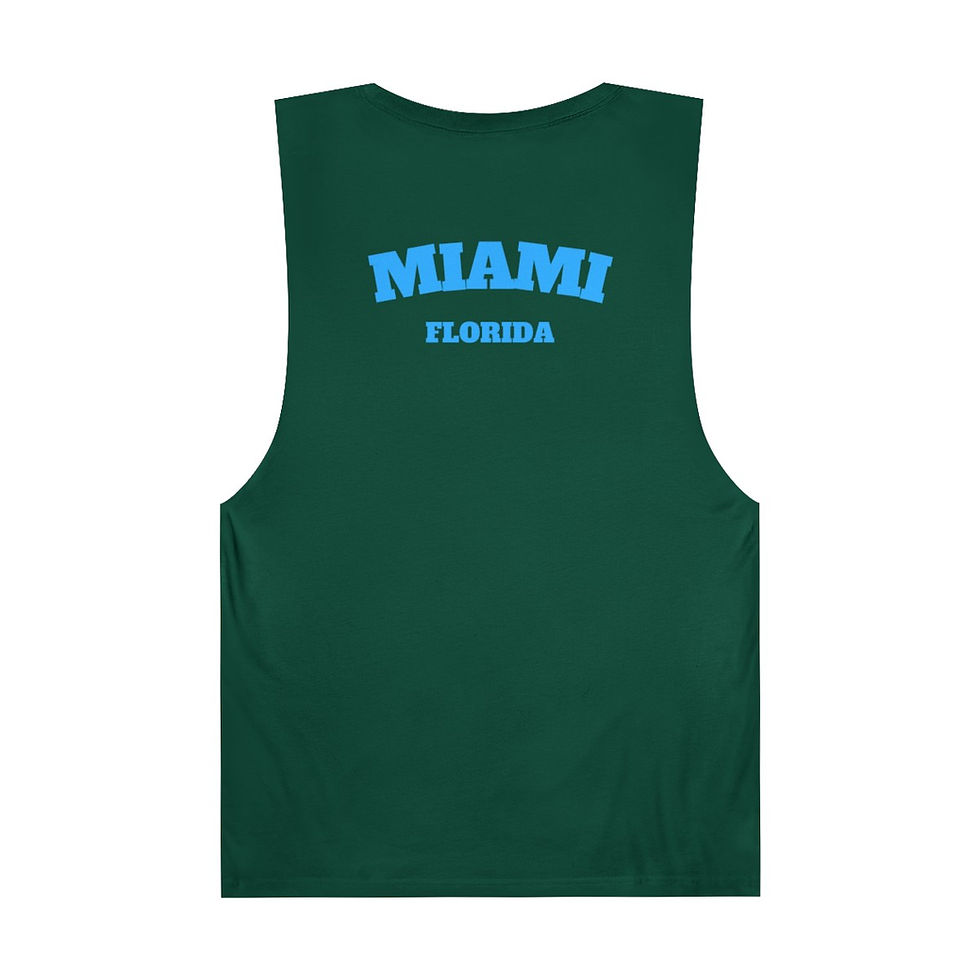 Thumbnail: Welcome to "Miami" Mixed Color Splatter Beach Men's Barnard Tank
