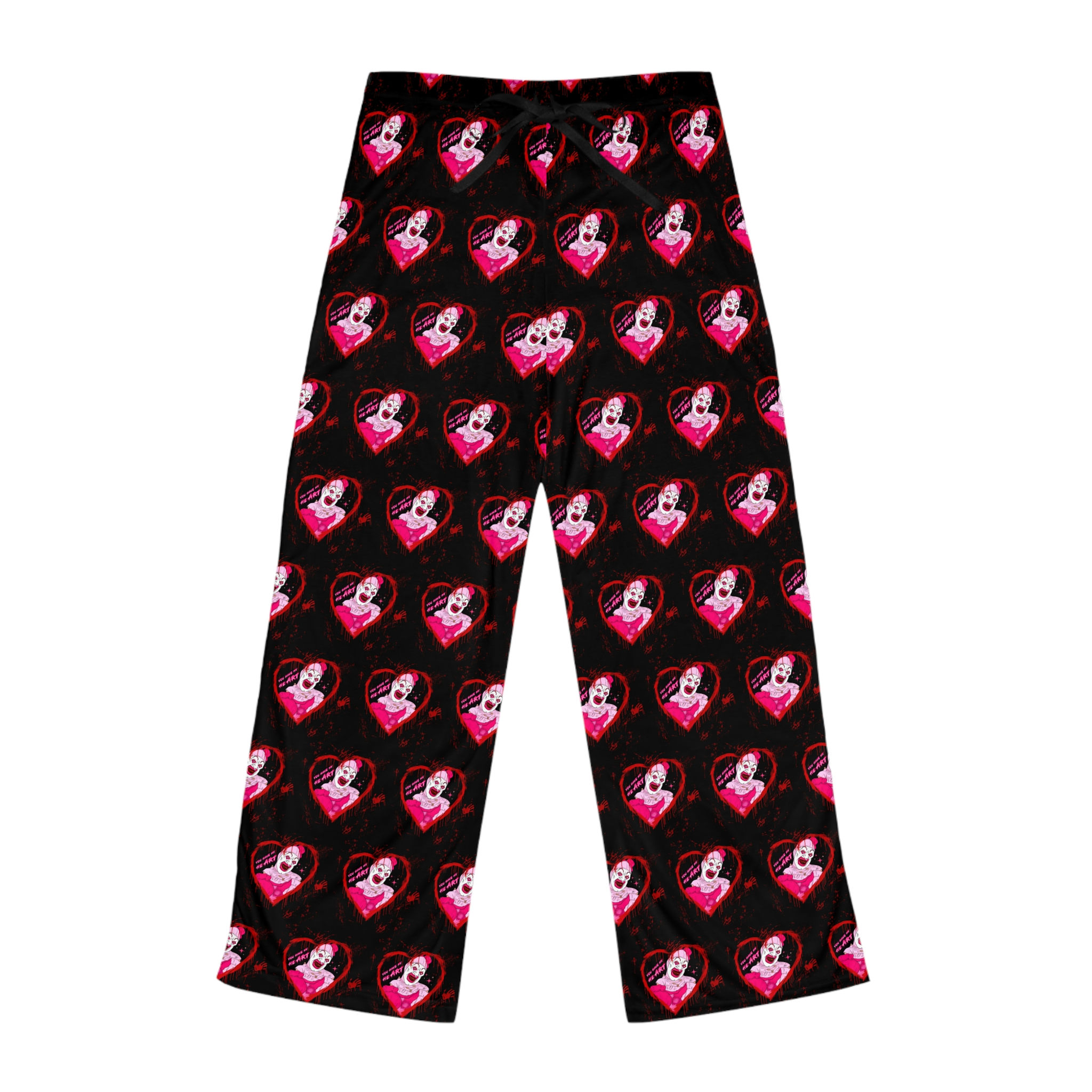Terrified Clown Art Valentines Day | Women's Pajama Pants