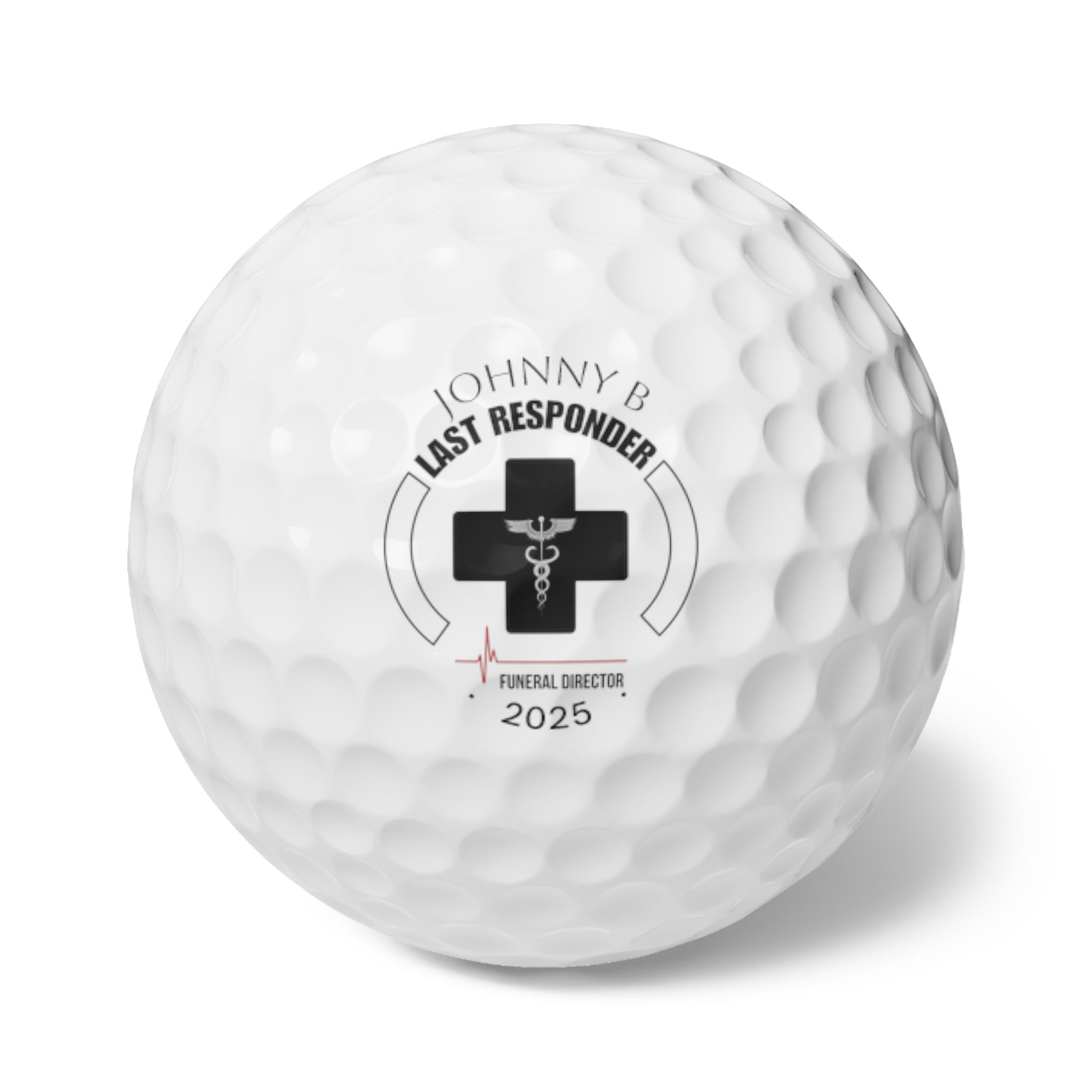 Custom Last Responder Golf Balls 6 - ea. | Unique Golfers Gift