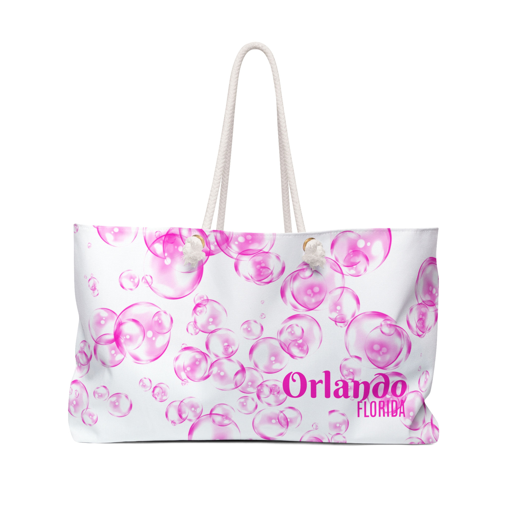 Orlando Bubbles Florida Vibes | Beach Keepsake Tote 