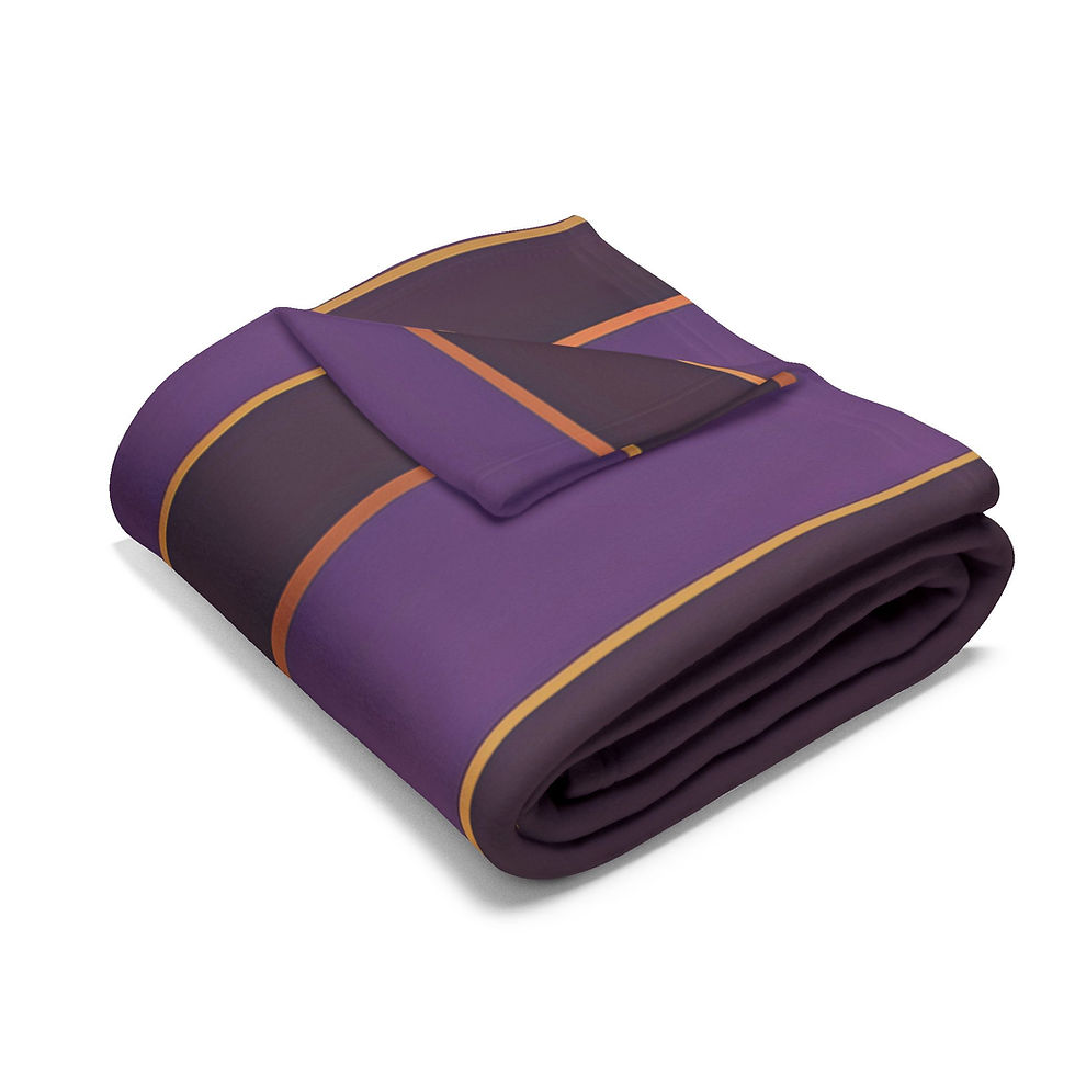 Thumbnail: Gamer Arctic Fleece Blanket with Jinx Arcane Pattern