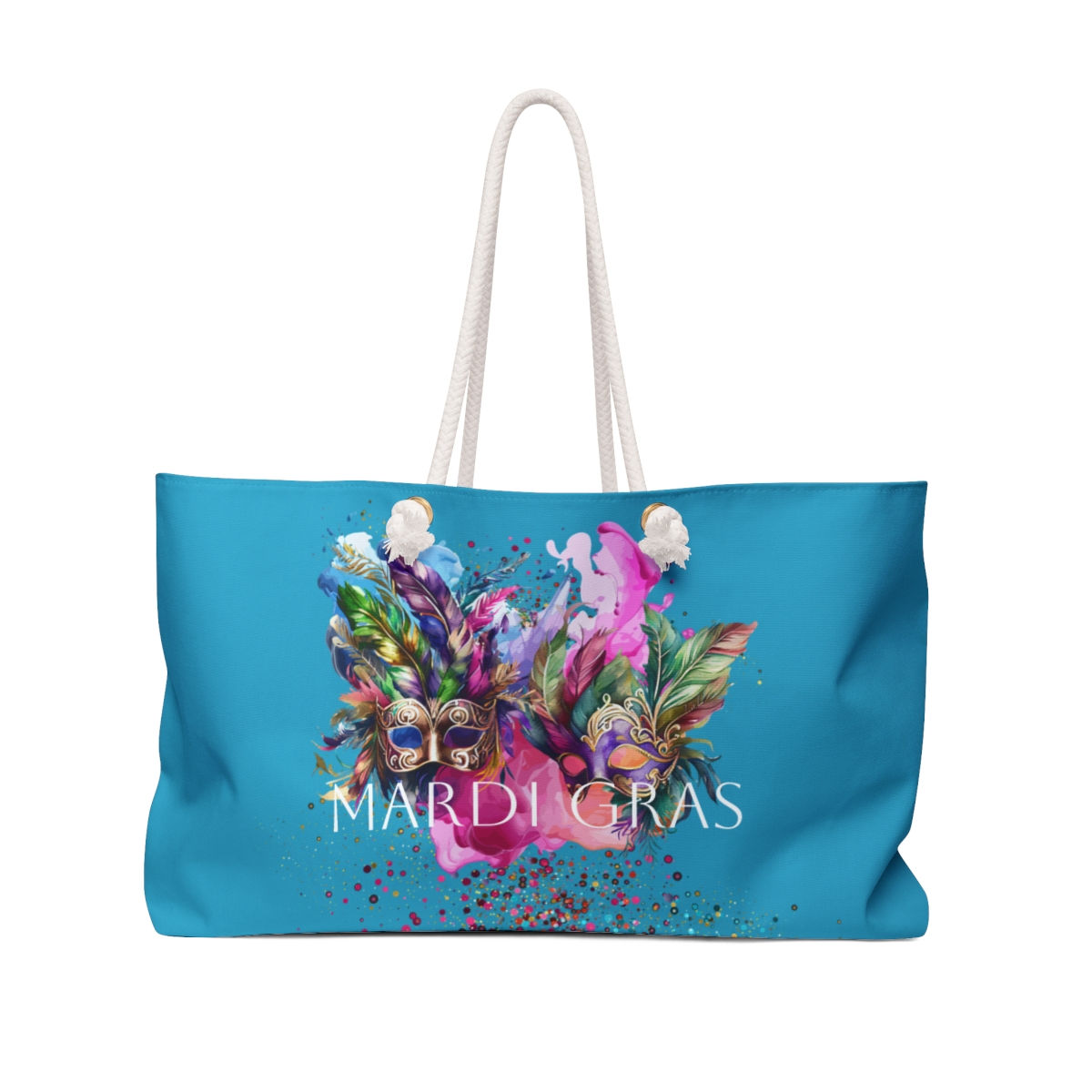 Mardi Gras 2025 Women's Travel Tote Bag TURQUOIS