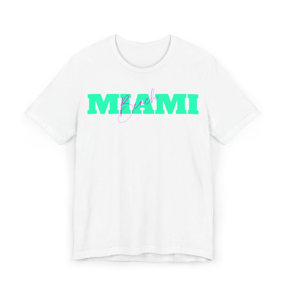 MIAMI Florida Unisex Jersey Short Sleeve Tee