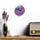 Thumbnail: Mardi Gras Custom Acrylic Wall Clock