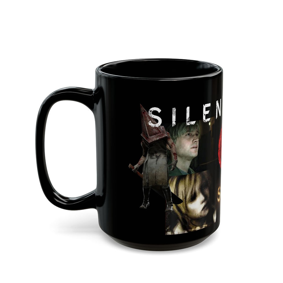 Thumbnail: Silent Hill Black Ceramic Gamer Gift Mug |  15oz