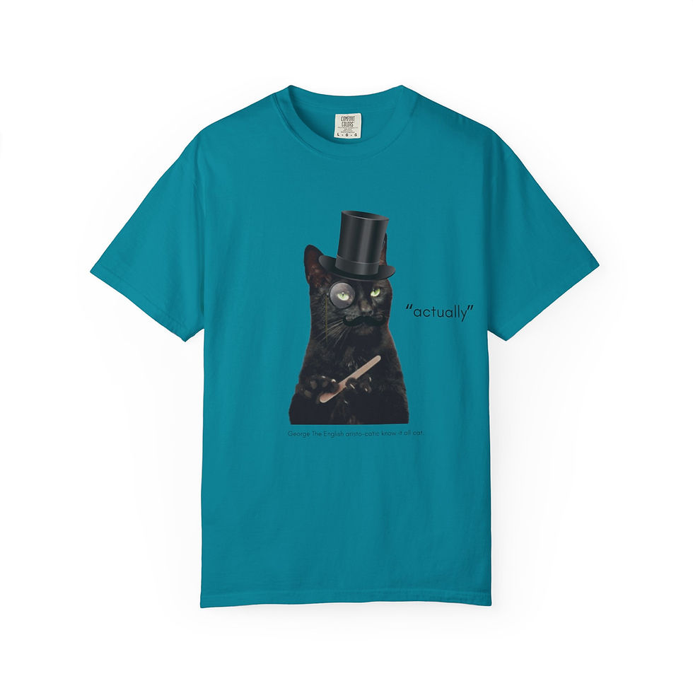 Thumbnail: "Actually" The Esoteric Aristo-Cat Tee | UNISEX