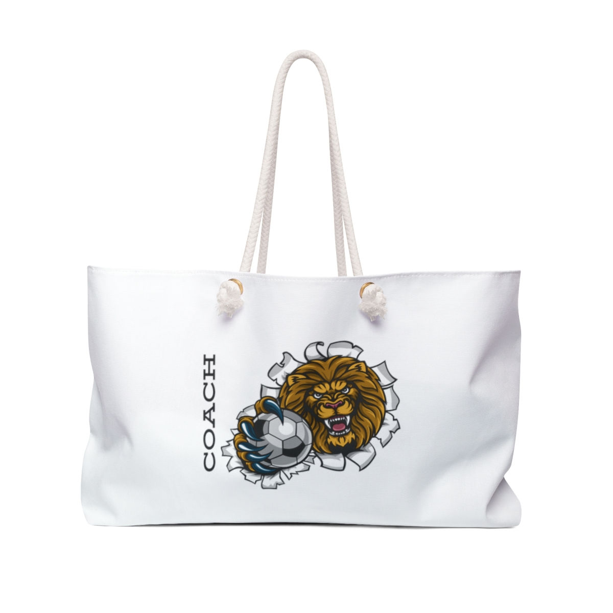 Soccer Coach Team Lion Tote Gift