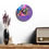 Thumbnail: Mardi Gras Custom Acrylic Wall Clock