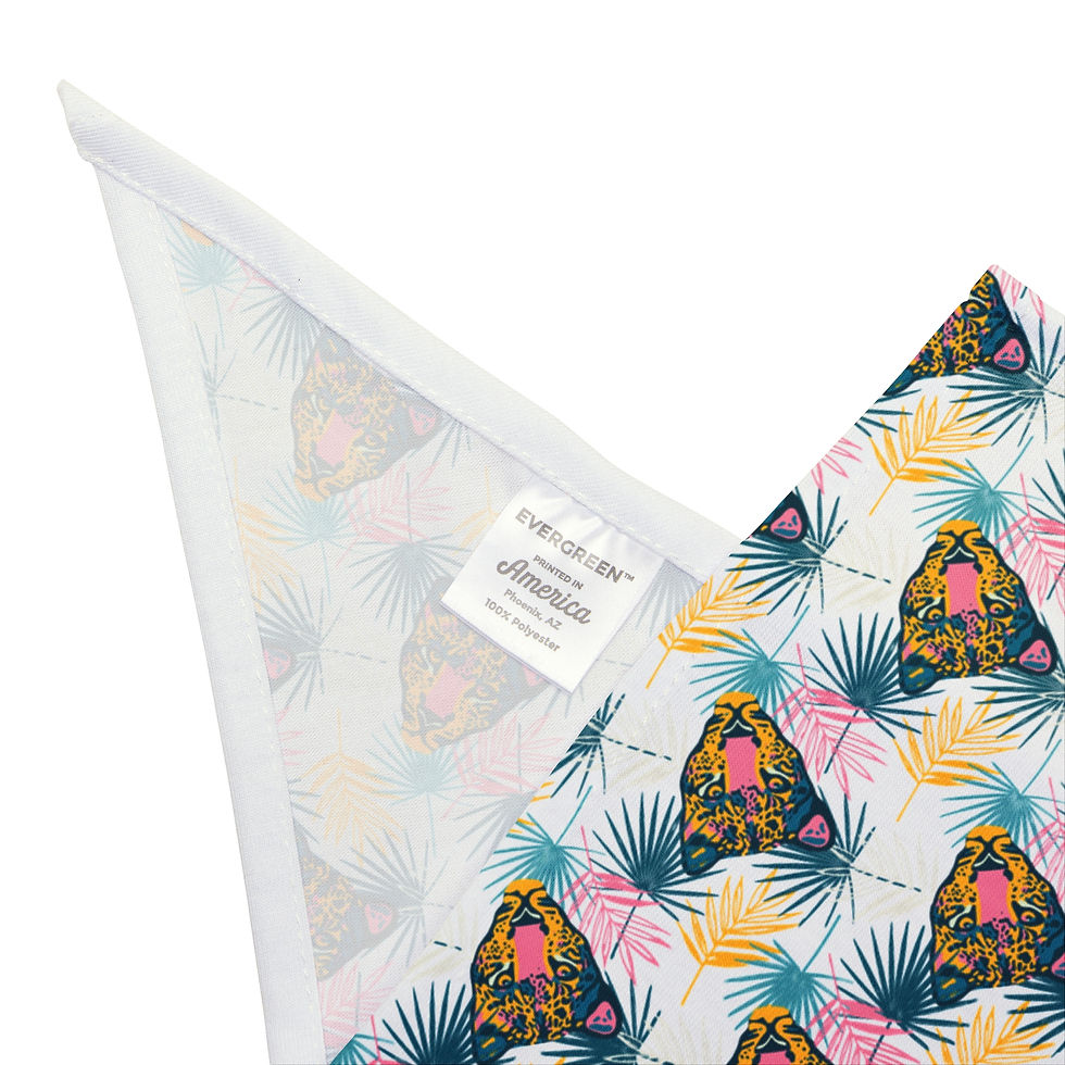 Thumbnail: Tropical Leopard Pet Bandana  