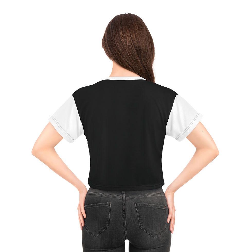 Thumbnail: Matching Boho Floral  |  White Crop Tee