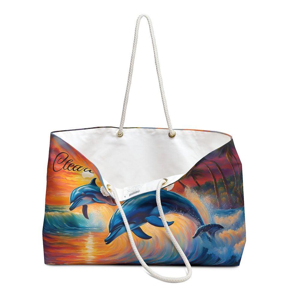 Thumbnail: Clearwater Beach Keepsake Weekender Tote Bag