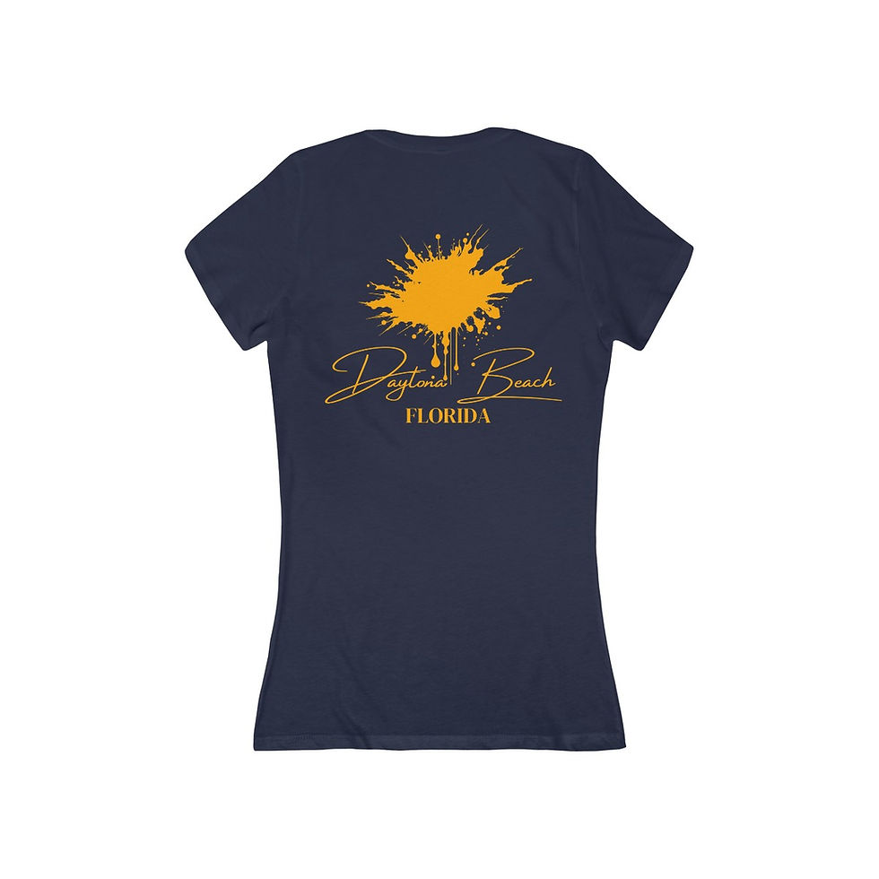 Thumbnail: Beautiful destination Daytona Beach Florida Bike Week 2024 Women's T-Shirt