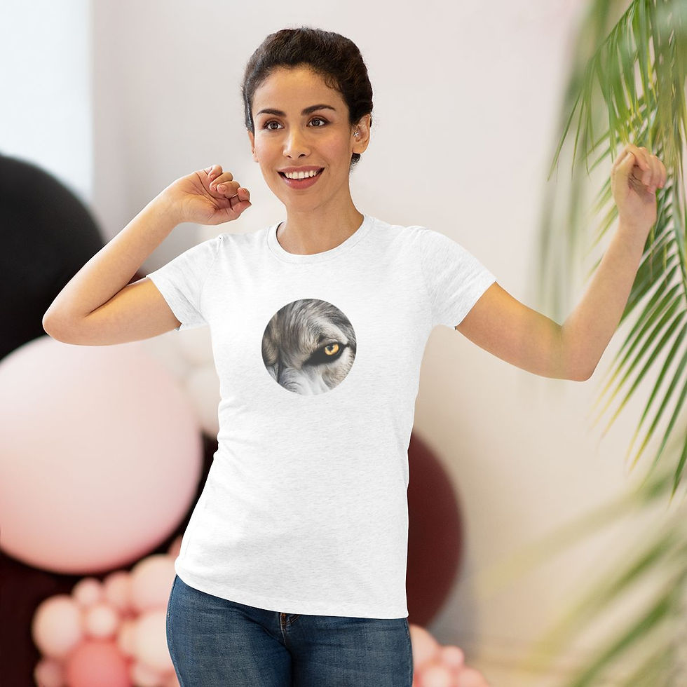 Thumbnail: Wolf Eye V1 Women's Triblend Tee