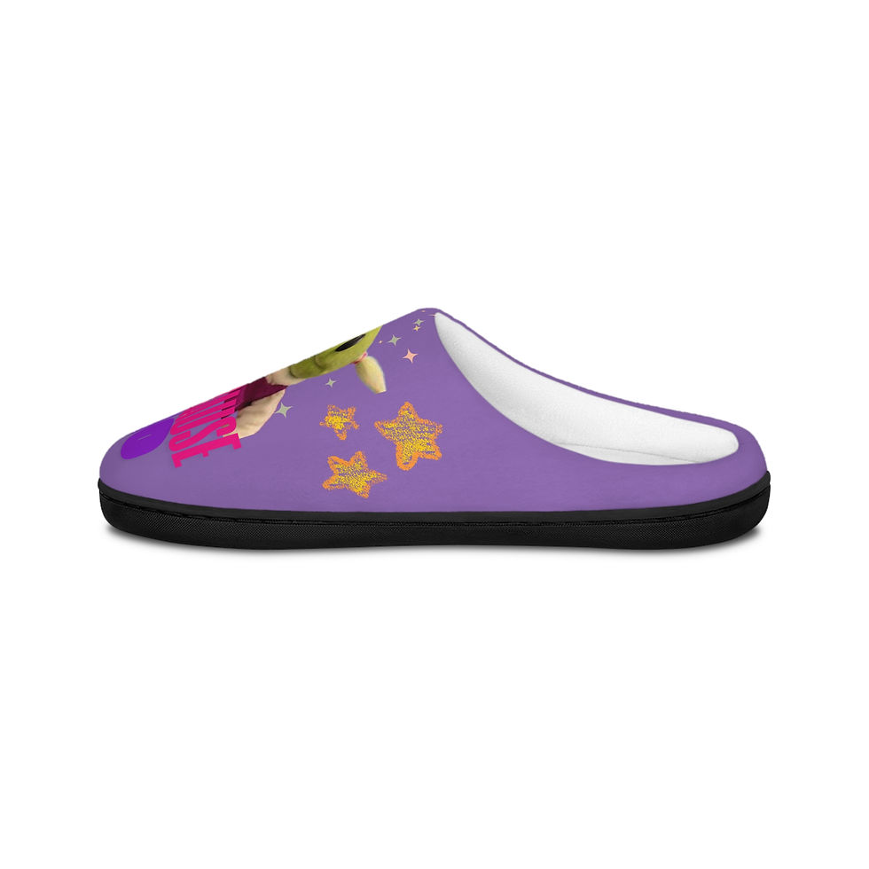 Thumbnail: Nanalan Mona No Because No Indoor Women's Slippers - PURPLE