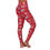 Thumbnail: Terrifier 3 Art The Clown Christmas Stretchy Leggings RED