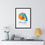 Thumbnail: Clearwater Dolphin Keepsake Framed Poster Art