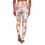 Thumbnail: Boho Hipster Orange Concertwear High Waisted Yoga Leggings   