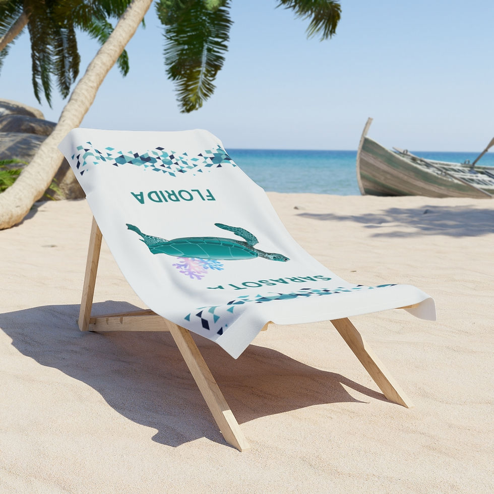 Thumbnail: Sea Turtle Sarasota Florida Beach Towel