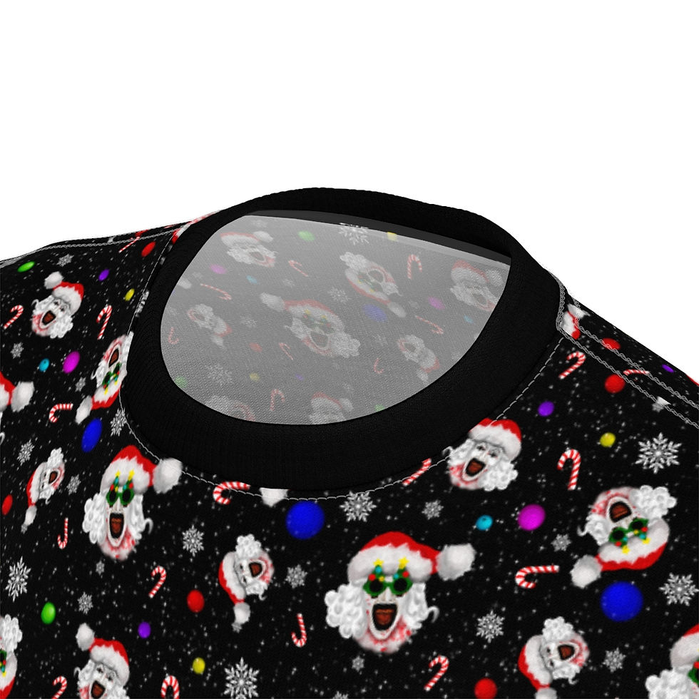 Thumbnail: Terrifier 3 Art the Clown Christmas Unisex Cut & Sew Tee