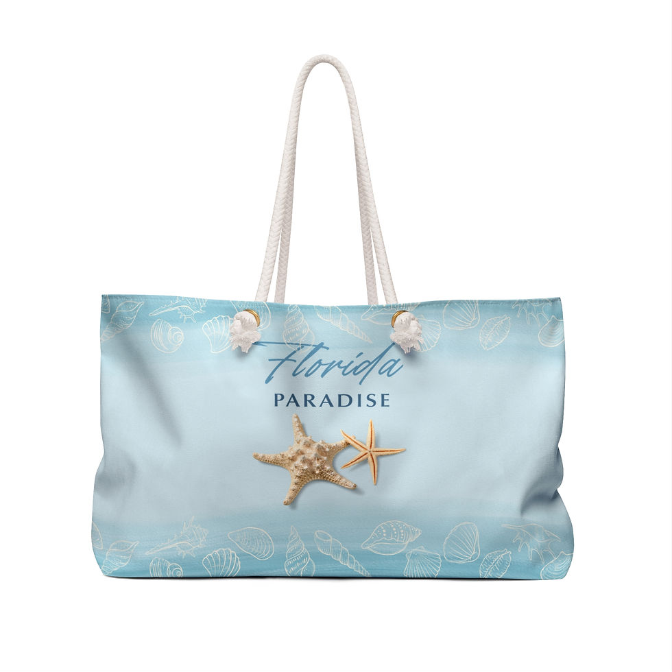 Thumbnail: Paradise Florida Seashells | Beach Keepsake Tote 