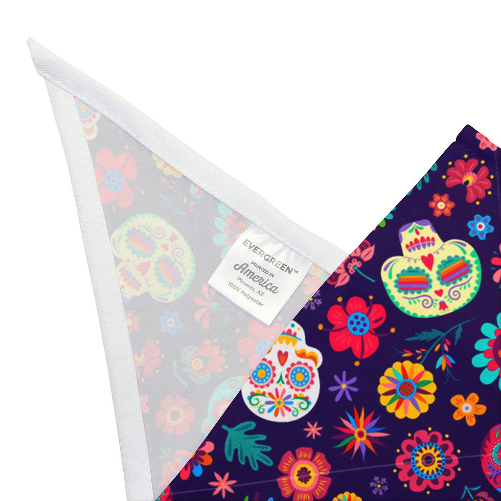 Thumbnail: Day of the Dead Pet Bandana  