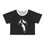 Thumbnail: Women's Scream Crop Tee - Horror Movie Inspired Shirt