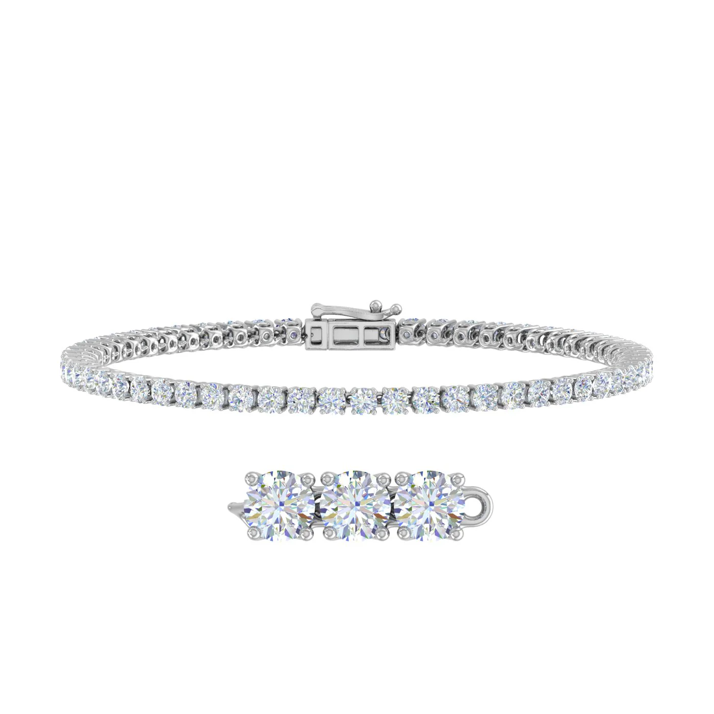 Bracelet Rivière 0.05 Ct