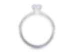 Miniature : Diamants solitaire bague 0.30ct Poire -or blanc-