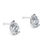 Miniature : Diamants solitaires boucles d'oreilles 1.50ct Poires -or blanc-