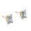 Miniature : Diamants solitaires boucles d'oreilles 1.50ct Emeraudes -or jaune-