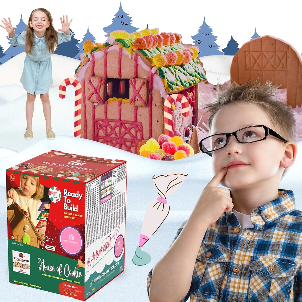 Thumbnail: barn theme cookie kit Barnyard Themed  Cookie Farm Barn House of Cookie Kit from ArtCAKEtect Toy Treats Order Online in India
