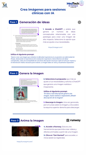 Crea imágenes para sesiones clínicas con IA