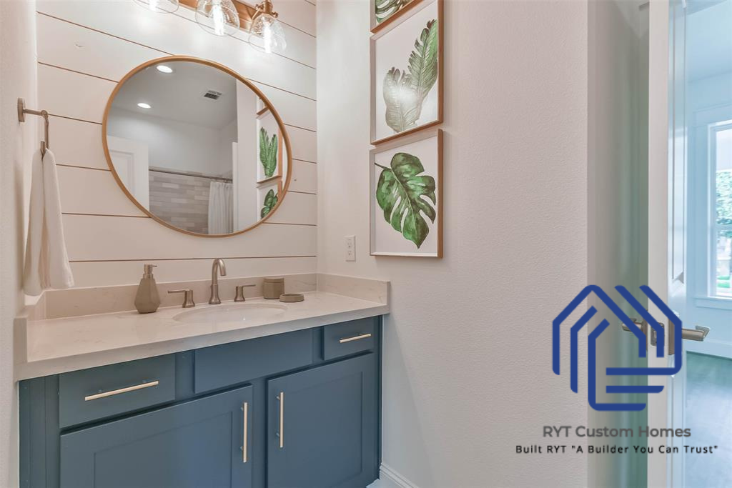 bathroom vanity with mirror