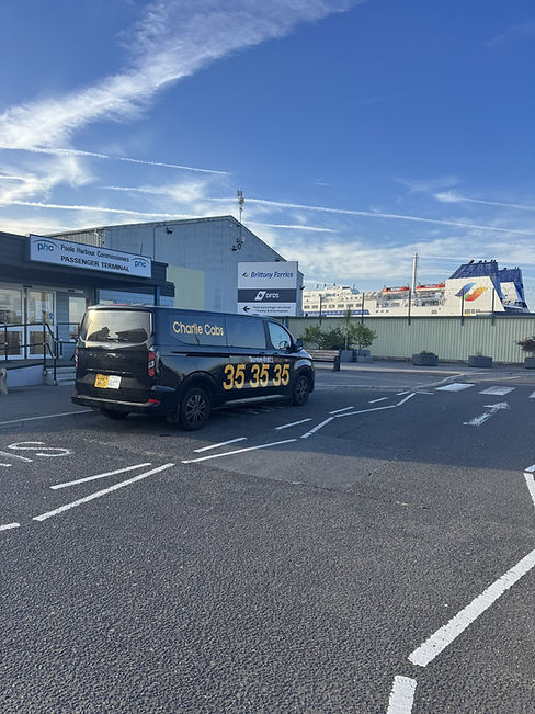 Charlie Cabs Taunton - Delivering clients to Poole Harbour, Dorset..jpg
