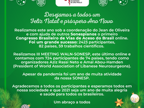 Feliz Natal e um Prospero Ano Novo 2021 - SONESP