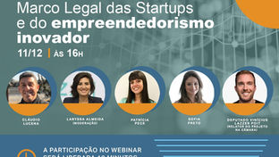 AASP promove webinar gratuito para debater Marco Legal das Startups