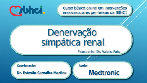 Curso básico online em intervenções endovasculares periféricas da SBHCI - Aula 3