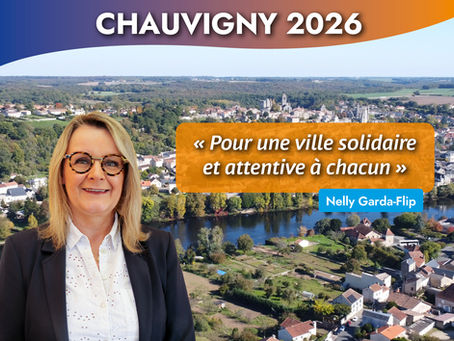 Chauvigny élections municipales 2026 Nelly Garda Flip Bien dans ma ville Bien dans ma vie