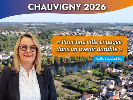 Chauvigny élections municipales 2026 Nelly Garda Flip Bien dans ma ville Bien dans ma vie
