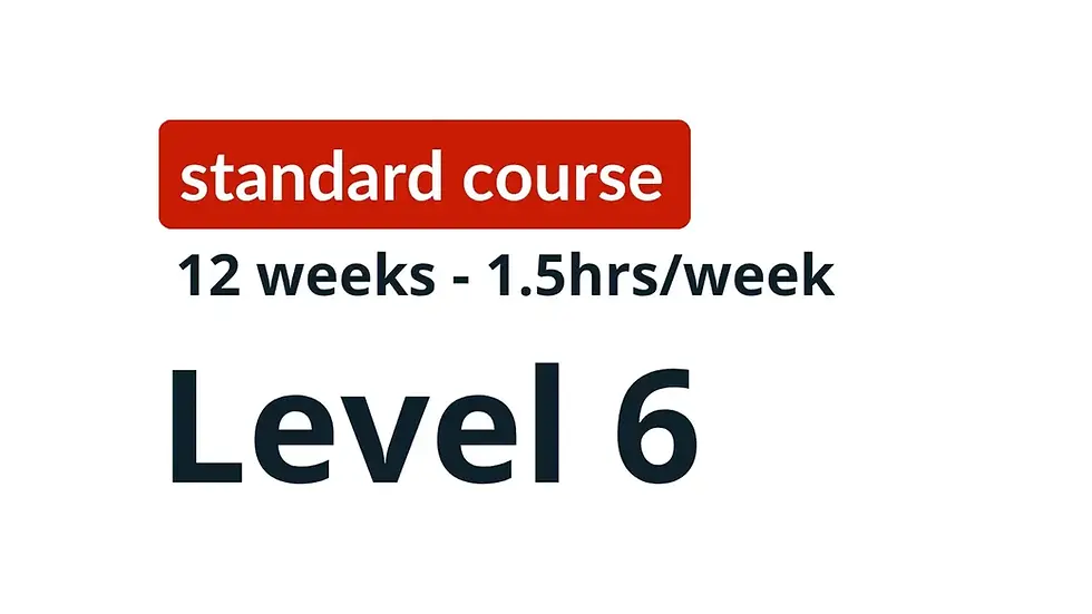 Level 6 - Wed 29th October, 7.15-8.45pm