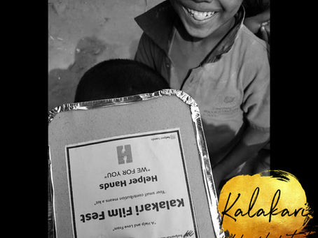 Kalakari film festival community donates food meal box to needs in this pandemic kalakari