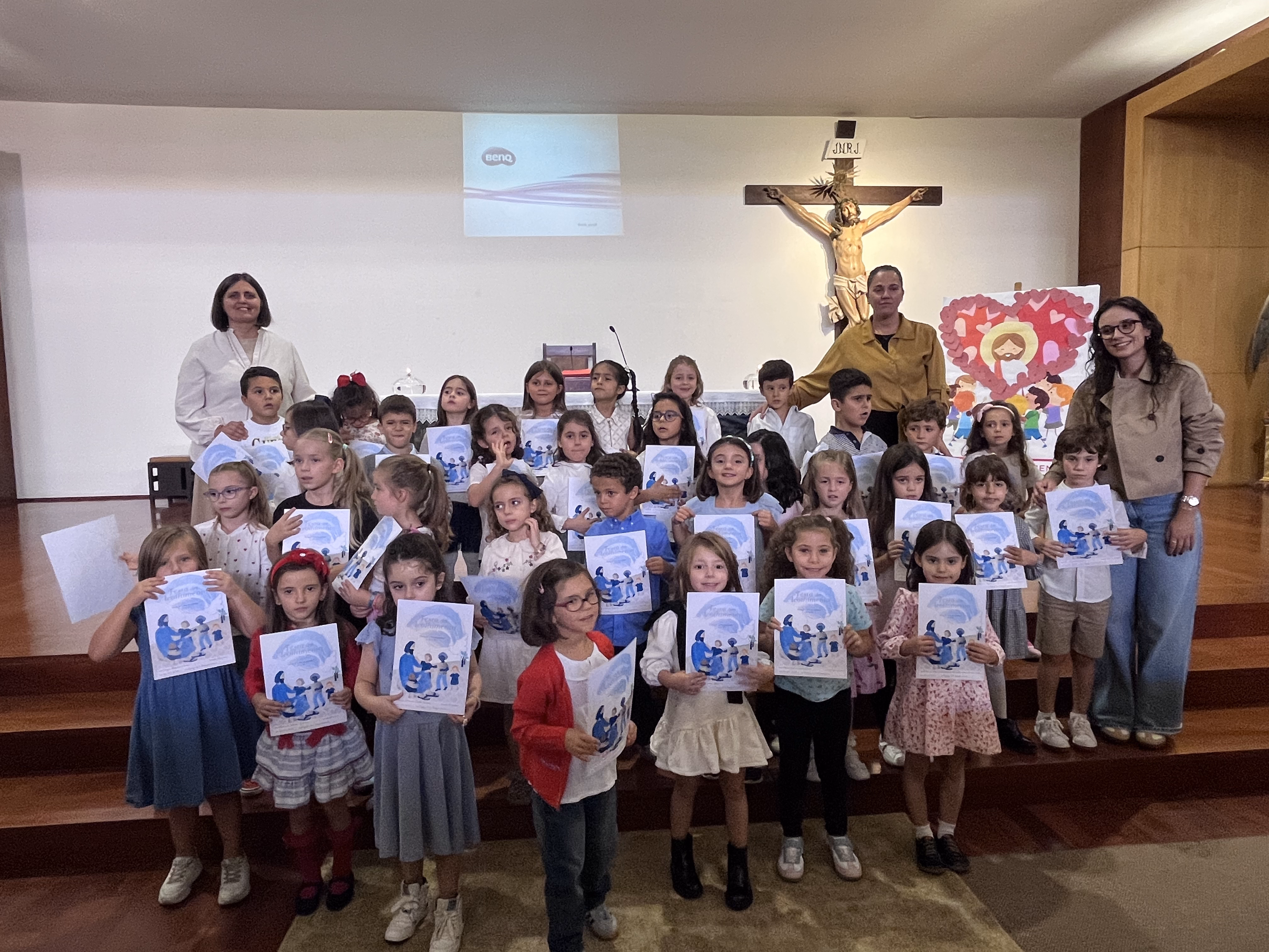 Turmas do 1.º Ano recebe Diploma da Festa do Acolhimento