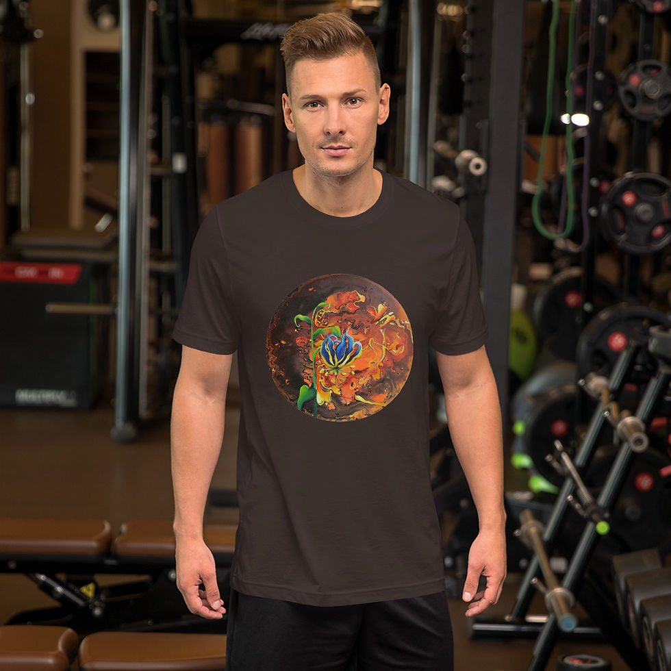 Thumbnail: Flame Lily Short-Sleeve Unisex T-Shirt