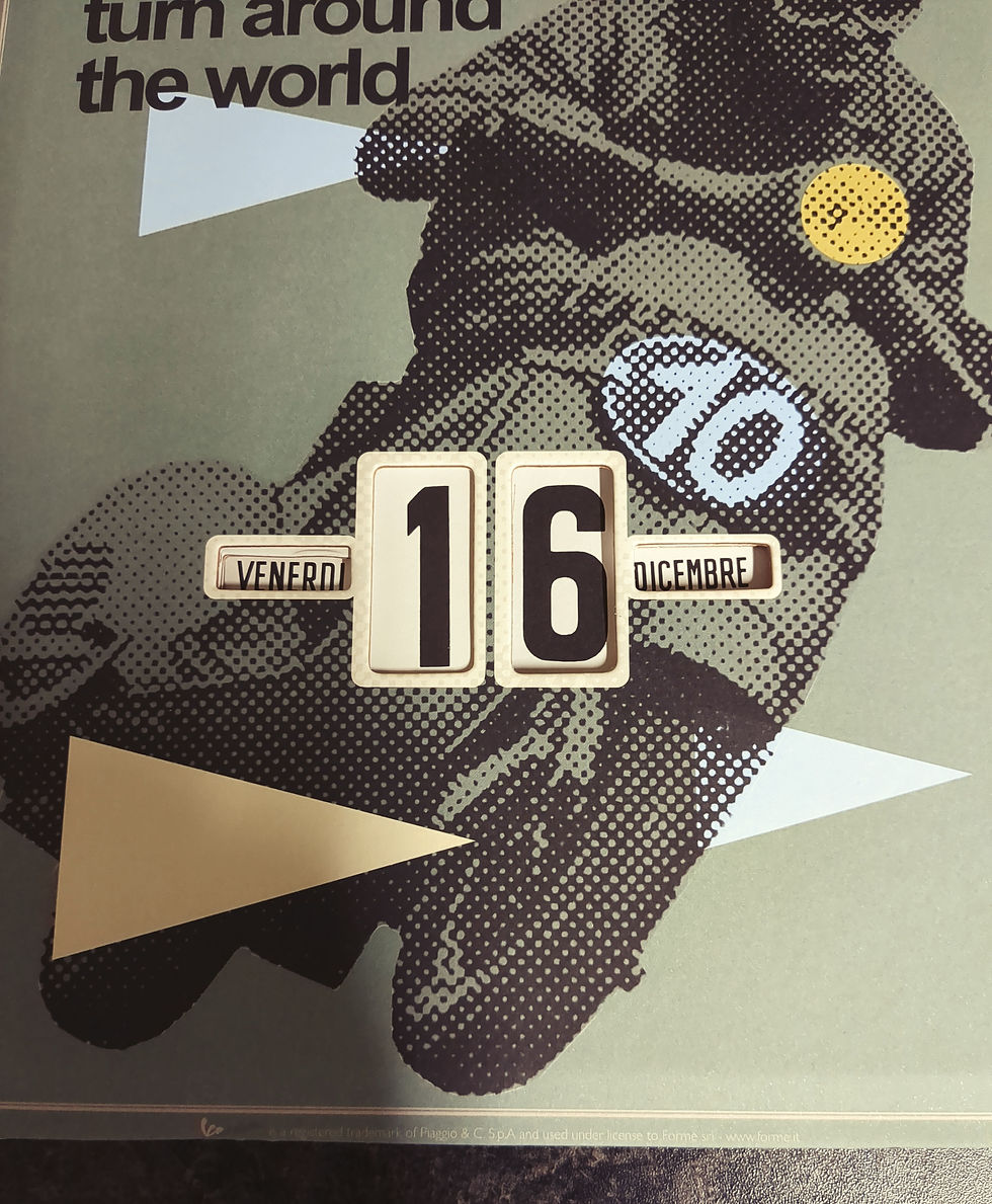 Miniatyrbild: Endloskalender Vespa Turn around the world  600.130611
