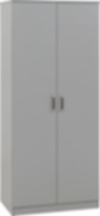 Dunbar 2 Door Wardrobe Light Grey