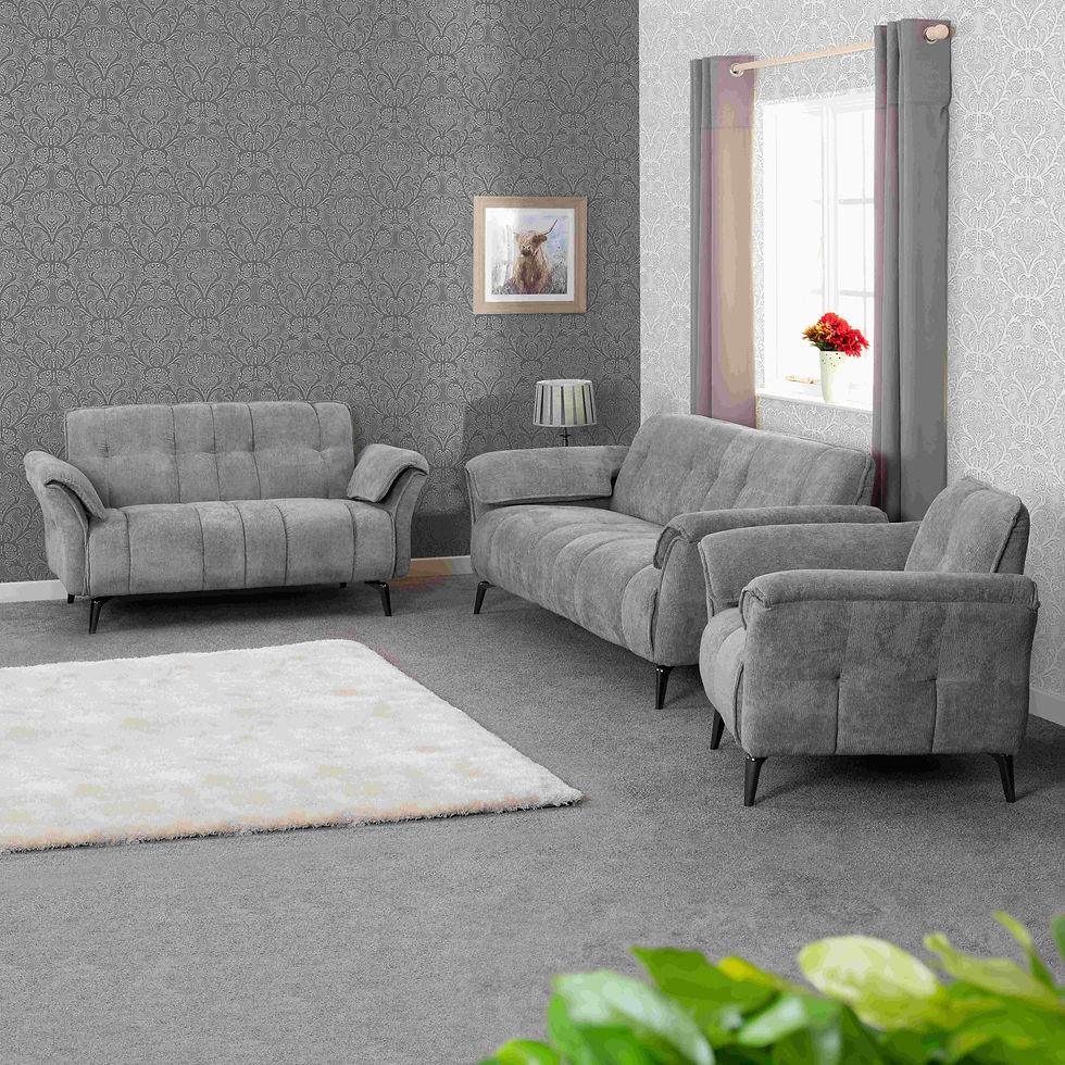 Astoria 1 Seater Sofa – Grey Fabric