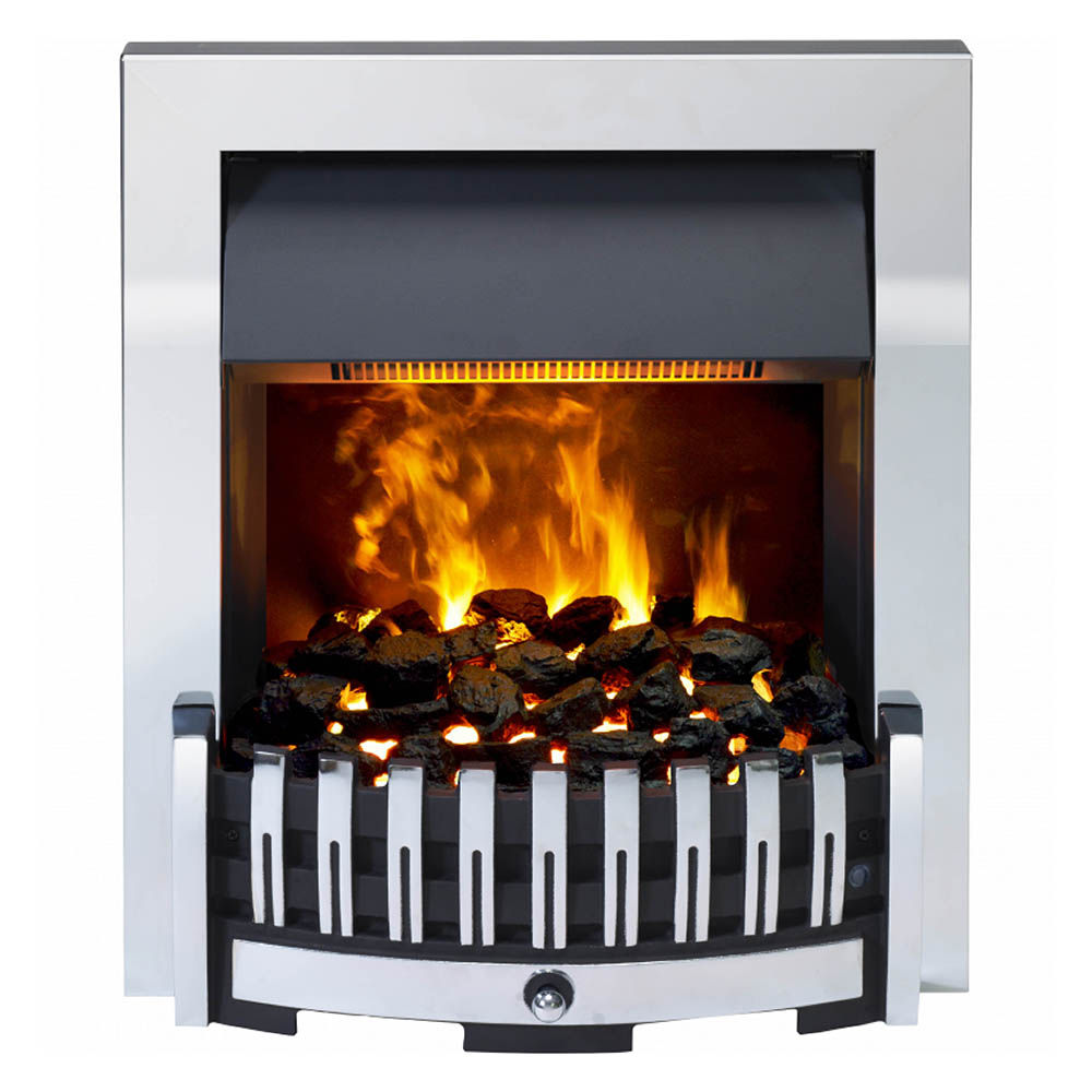 Danville Chrome Optimyst Electric Inset fire