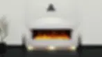 Quantum s1250 Electric Media Wall Fire